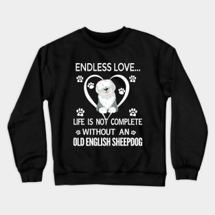 Old English Sheepdog Tshirt Crewneck Sweatshirt